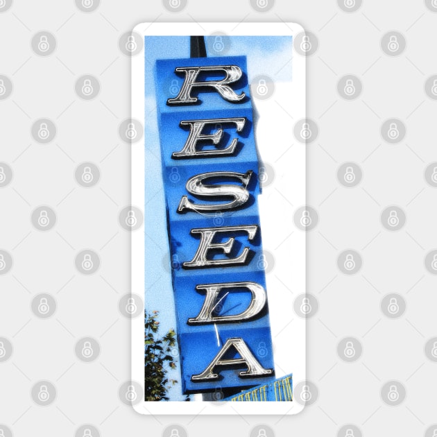 Reseda theater sign Sticker by nicknack
